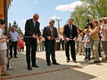 Slavnostní otevření areálu, svatba a zápas Ivančice–Rosice A (10. 5. 2008)