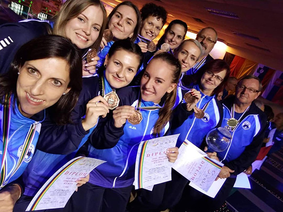 Rosický bronz na Světovém poháru družstev v kuželkách 2019